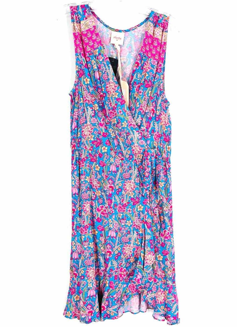 Plenty Size XS Pet Bl/Pk/Gr Floral NEW Designer Dress